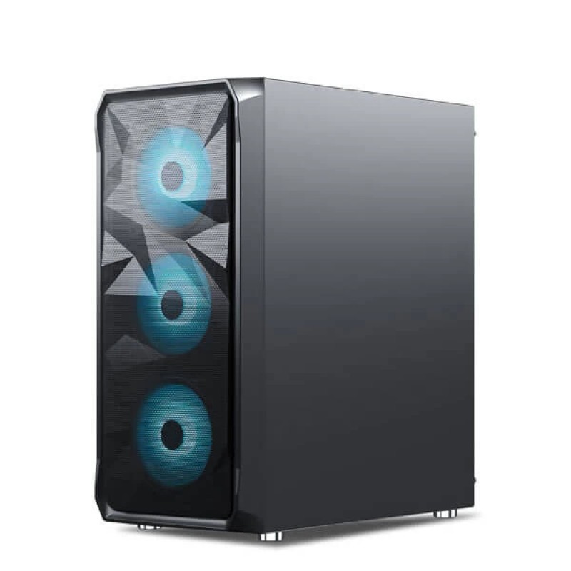 Ant Esports ICE-112 Auto RGB Black Mid Tower Cabinet